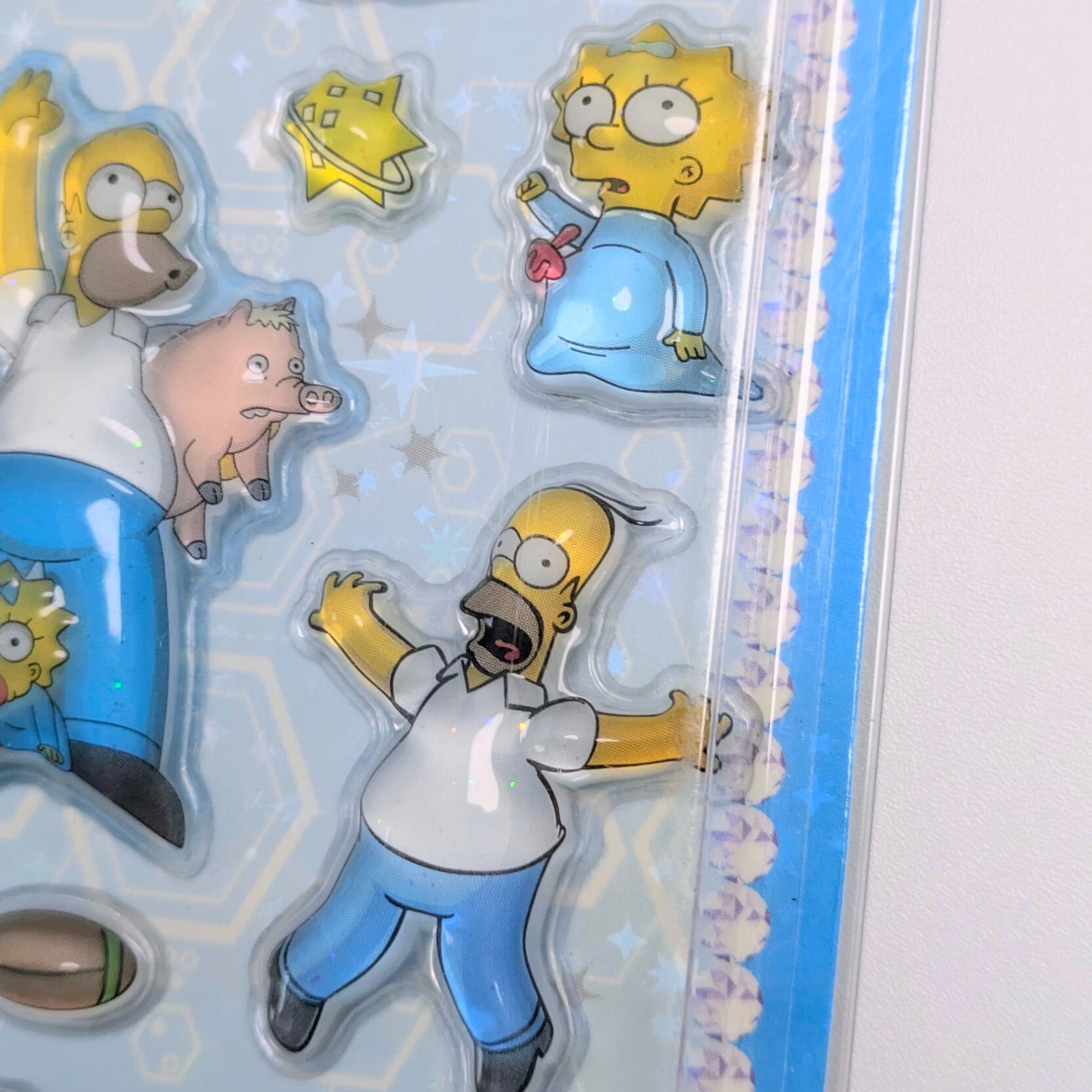 ⚡️Korea exclusive(韓国限定)⚡️【 The Simpsons / シンプソンズ 】3Dクリスタルステッカーver.1 / ぷくぷく?シール / STICKER(ステッカー) / 立体ステッカー 〚アメリカン雑貨 アメトイ〛