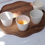 白マットな湯呑み