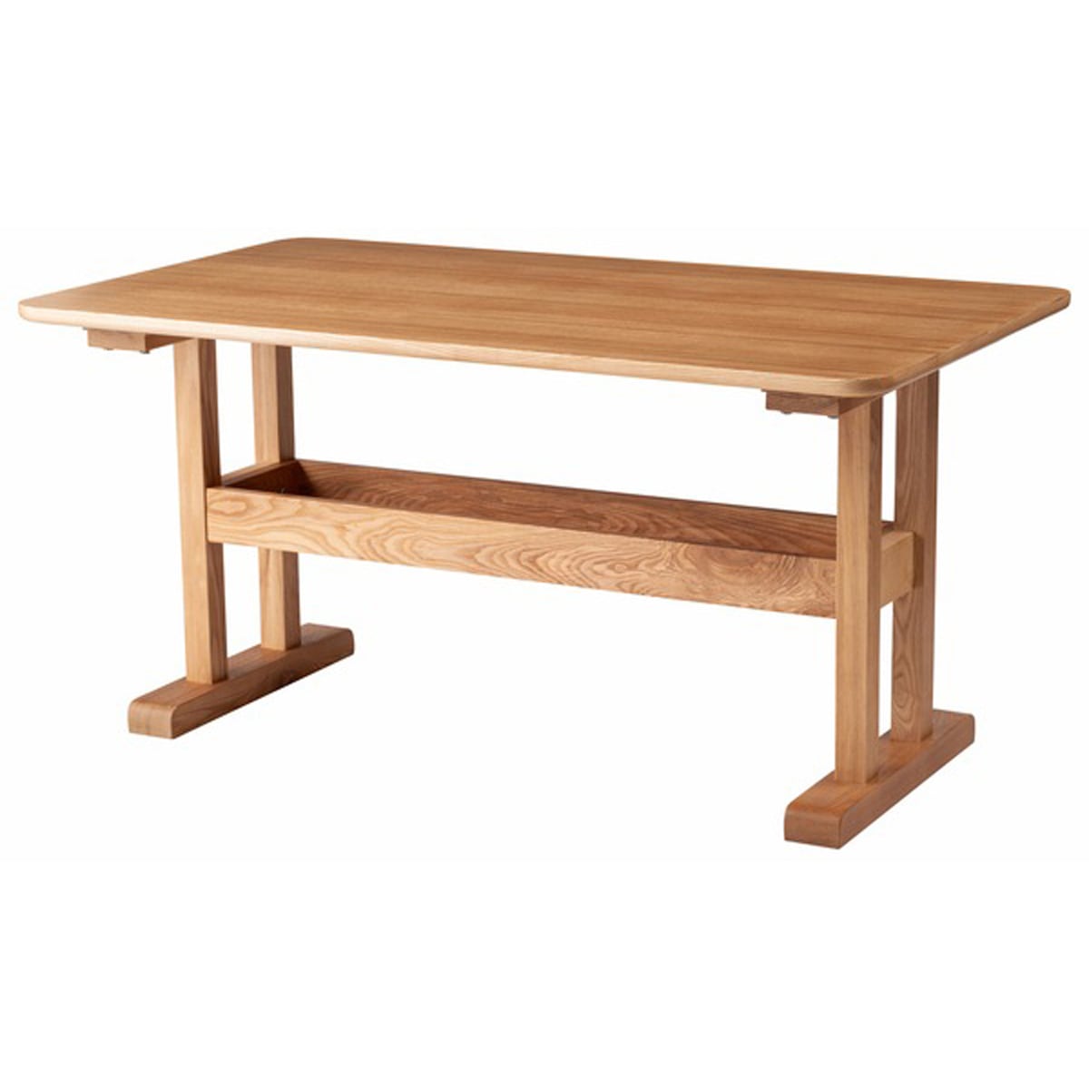 ダイニングテーブル HOT-456NA テーブル 机 つくえ デスク リビングテーブル カフェ風 シンプルテーブル 木製 インテリア 収納棚 ナチュラル 収納 おしゃれ リビング ダイニング ショップ 店舗