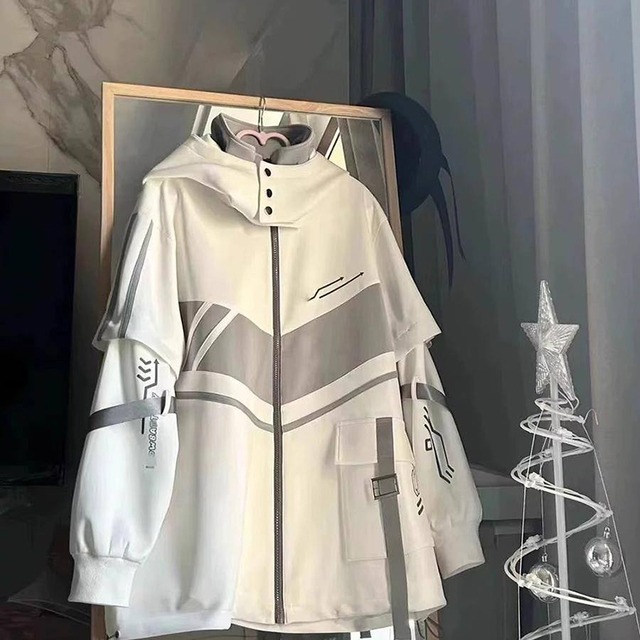 【ZZシリーズ】★ジャケット★ アウター レディース 可愛い 配色 少女 合わせやすい カジュアル