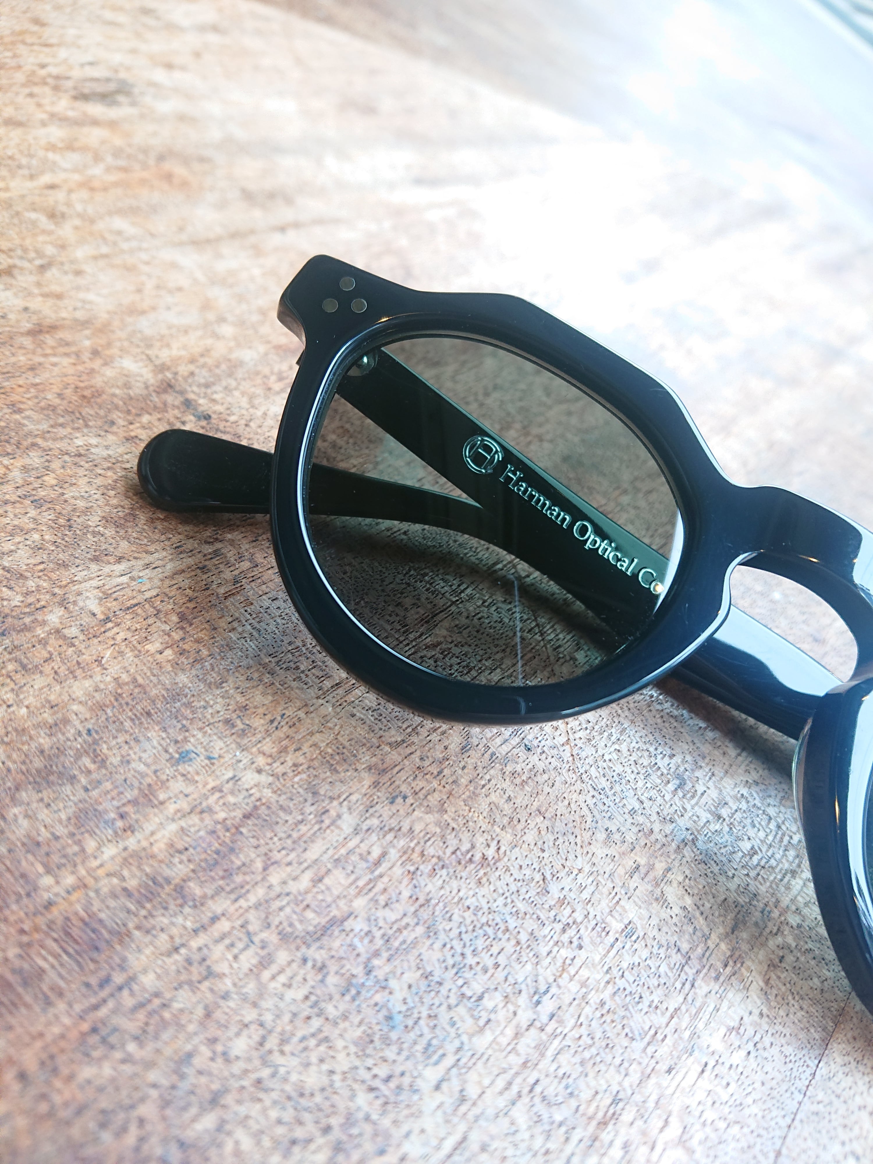 き*え様 HARMAN OPTICAL RONDE Harman Optical Co. “RONDE” Black × Green | BOW & ARROW WEB STORE