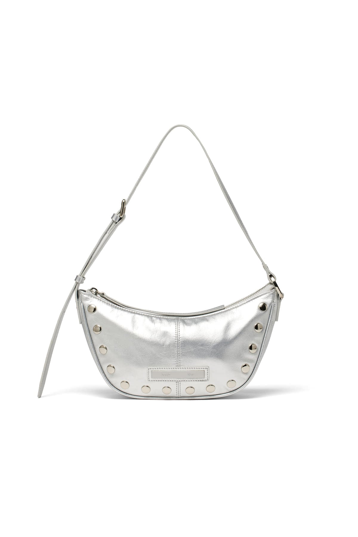 Matin Kim] STUD LEATHER SHOULDER BAG IN SILVER 正規品 韓国ブランド