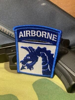US ARMY 第18歩兵師団 エアボーン 袖章 ワッペン パッチ PM0775