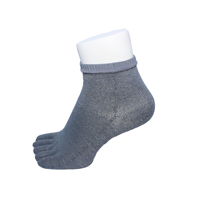 Inner-Fact 5Finger Short Socks (Light Grey)