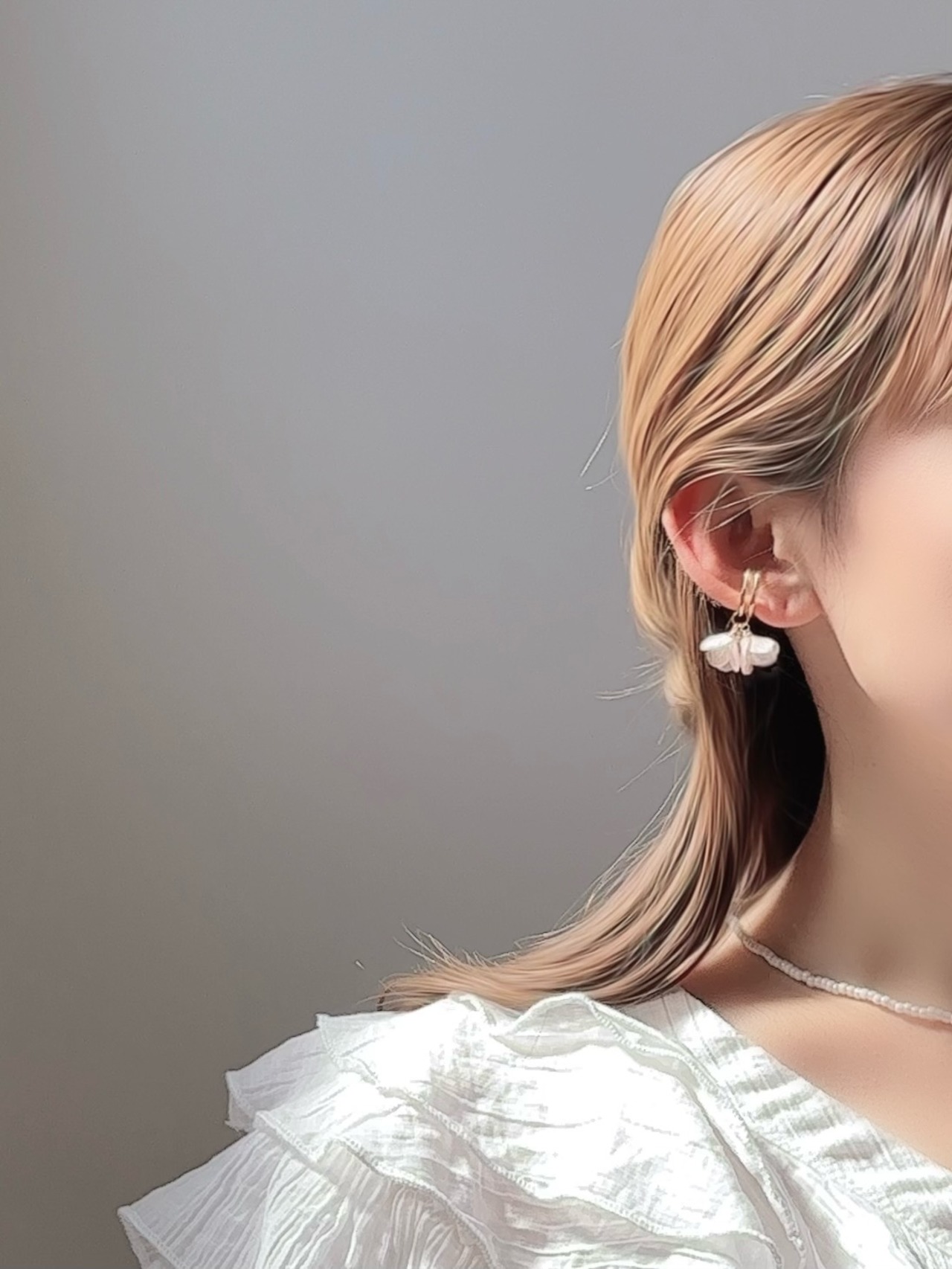 hydrangea pierce/earring