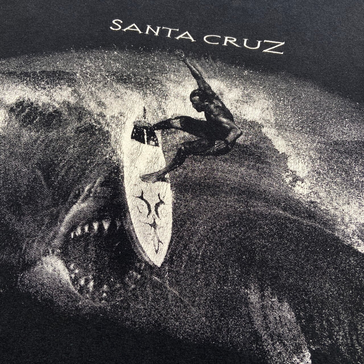 SANTA CRUZ サンタクルーズ ビーチ スーベニア プリントTシャツ