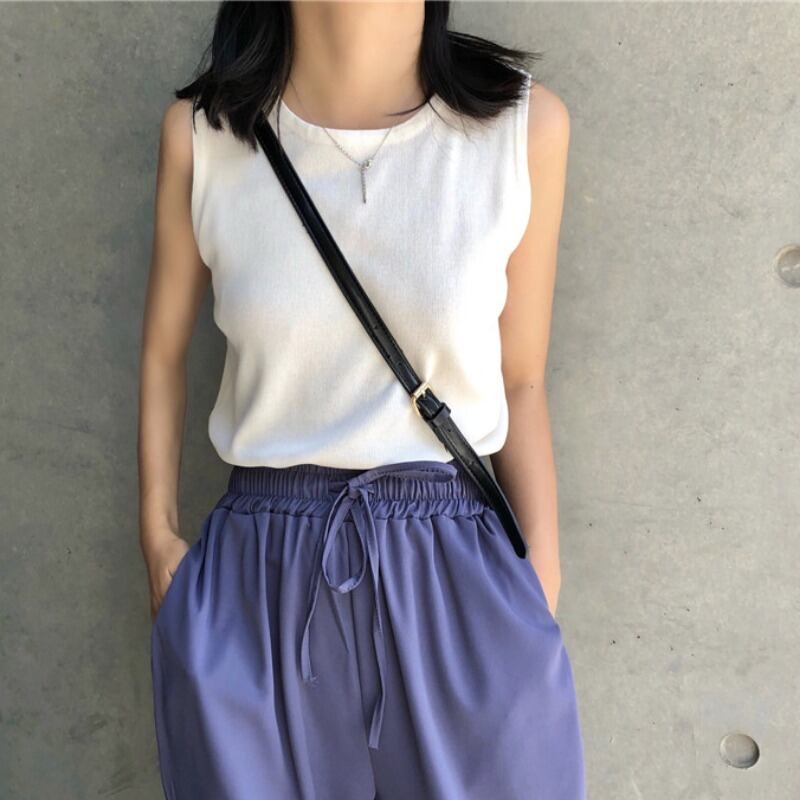 ニットノースリーブスプリングオータムスタイルシャツ トップス 春物 秋物 1号婦人72011260246