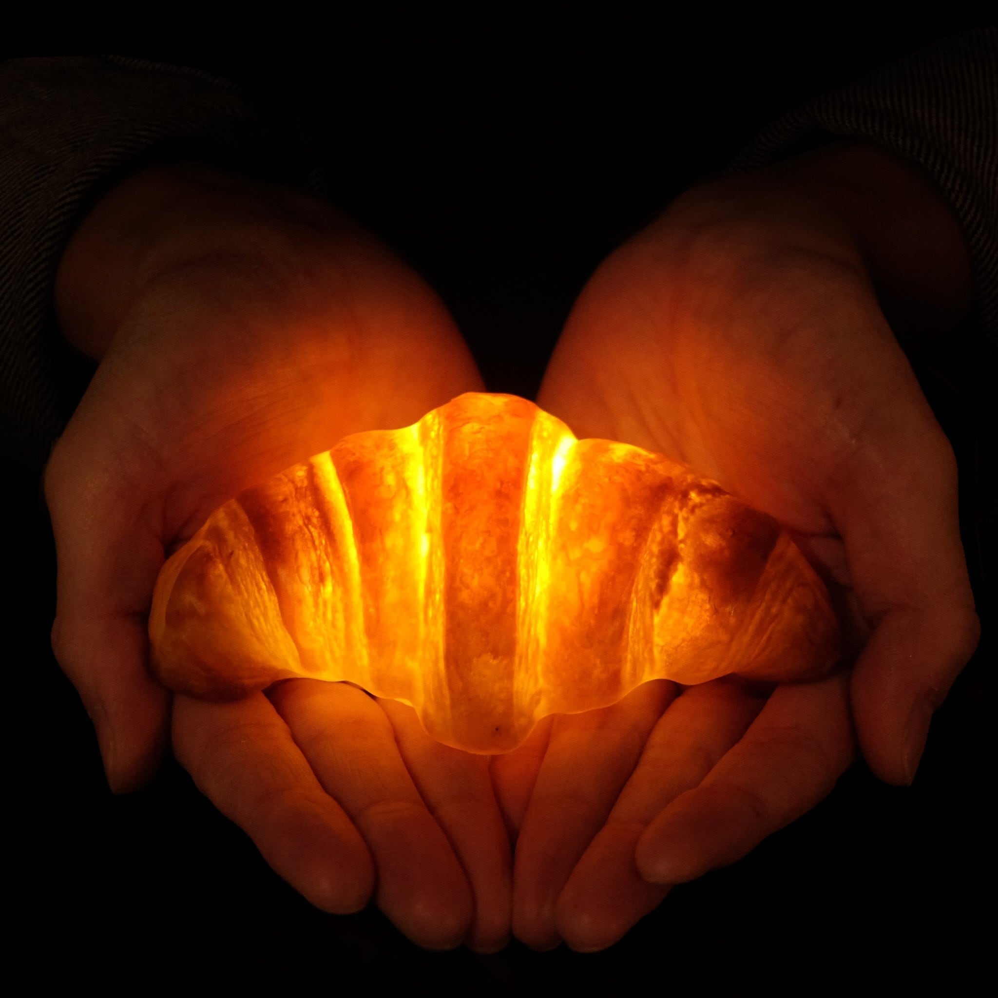 Pampshade (パンプシェード) クロワッサン Bread Lamp (電池タイプ