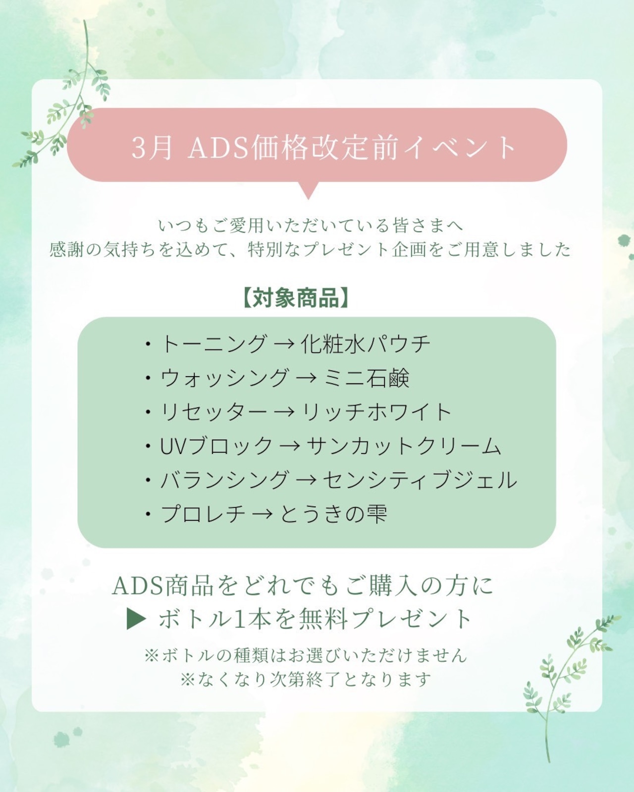 【3月キャンペーン特典付き★】ADS 3.リセッター(美容クリーム) + リッチホワイトパウチセット