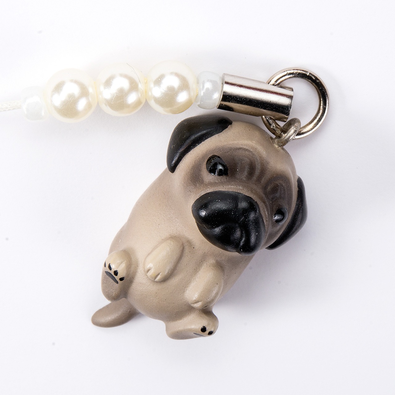 Dog 92 Pug パグ フォーン ビーズ ストラップ DN-1001