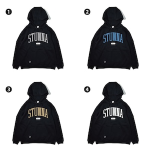 Big college hoodie：ディープブラック