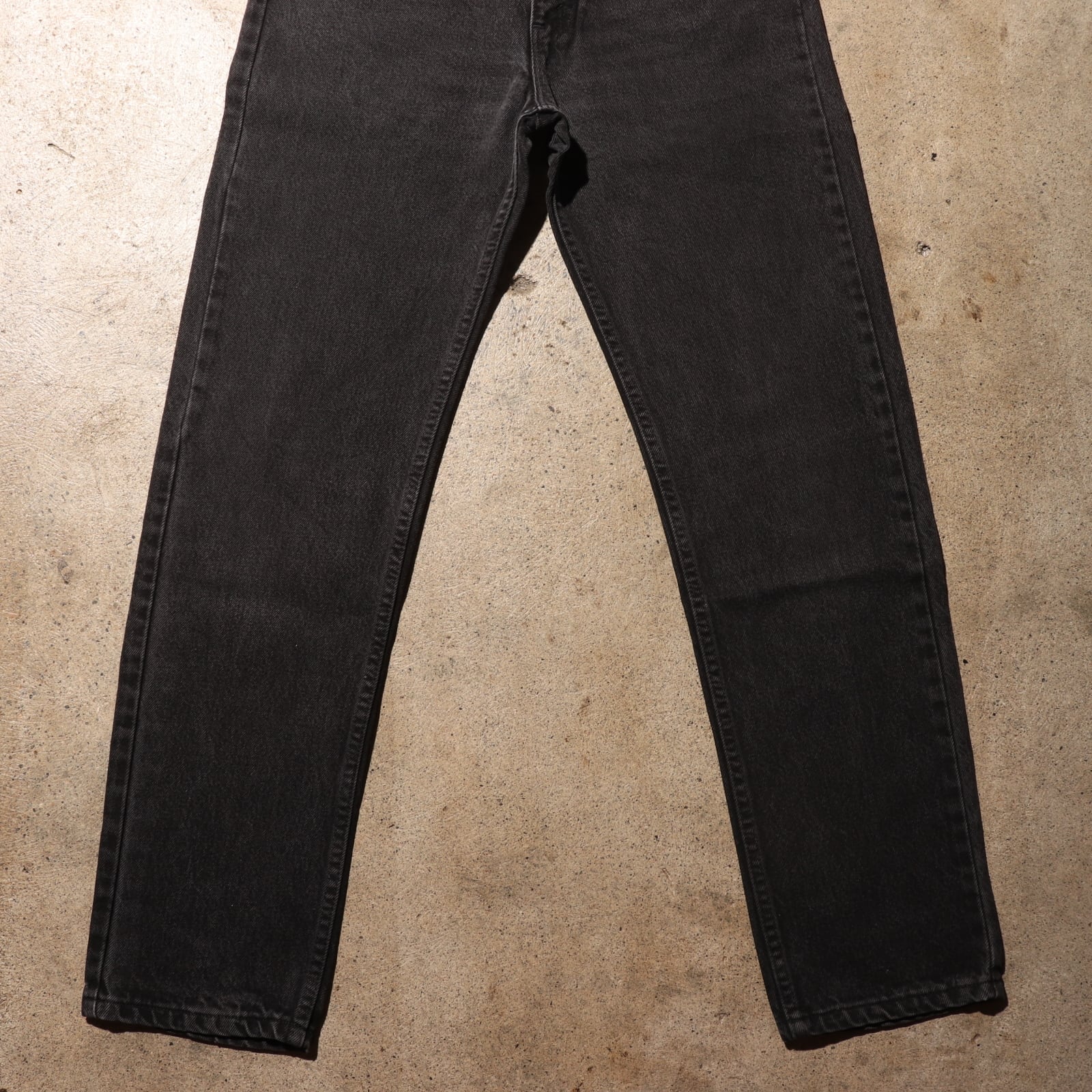 稀少 黒タブ 32×30 Levi's 505 USA サルファーブラック デニム 稀少 黒タブ 32×30 Levi's 505 USA サルファーブラック デニム