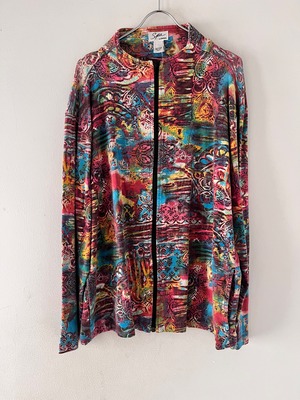 不思議な柄のジャケット