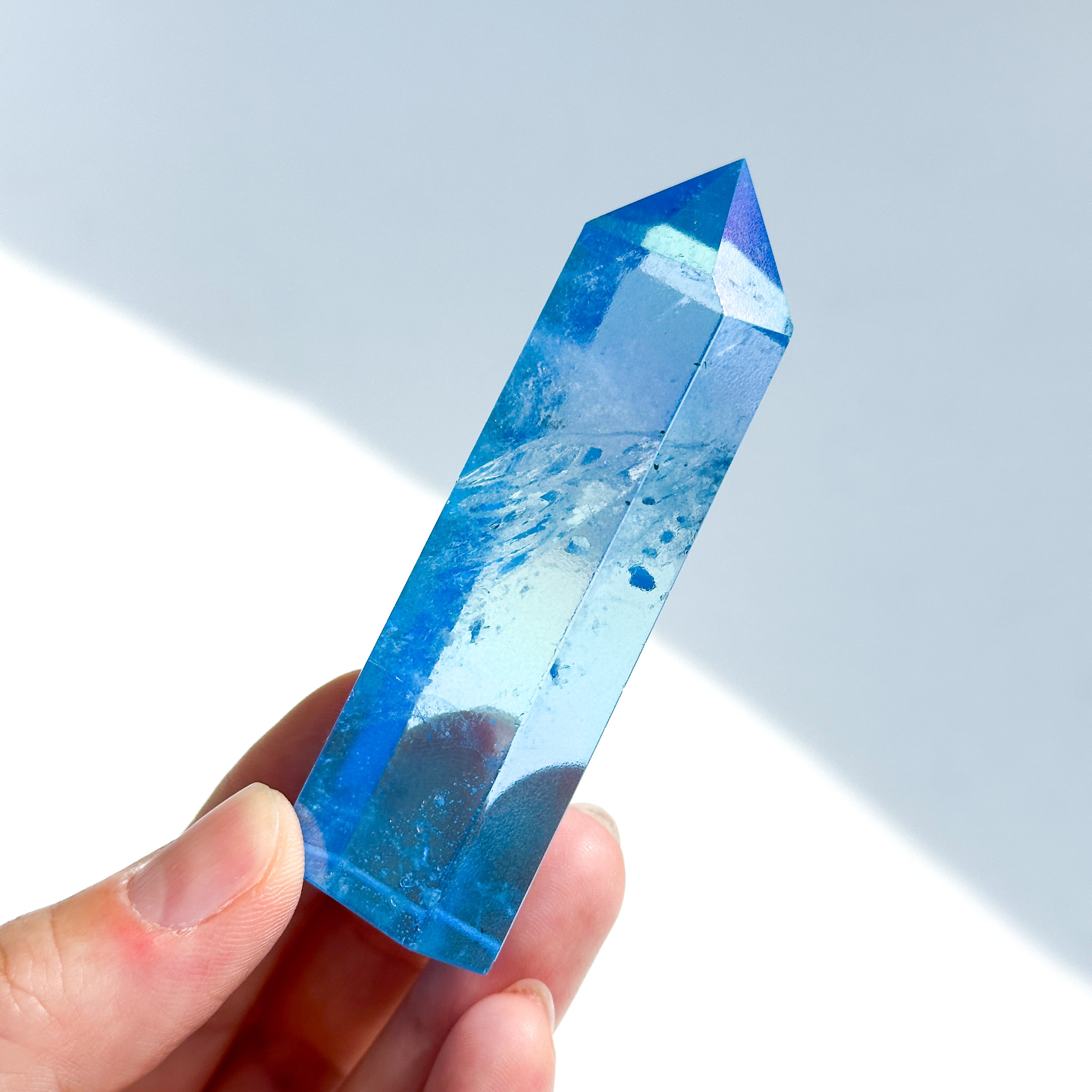 ブルーオーラクォーツ タワー21✧ Blue Aura Quartz ✧天然石・鉱物