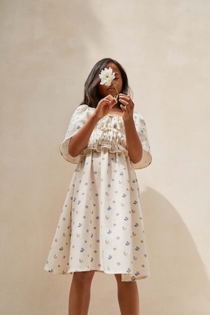 Mia Muslin Flower Dress / MIPOUNET