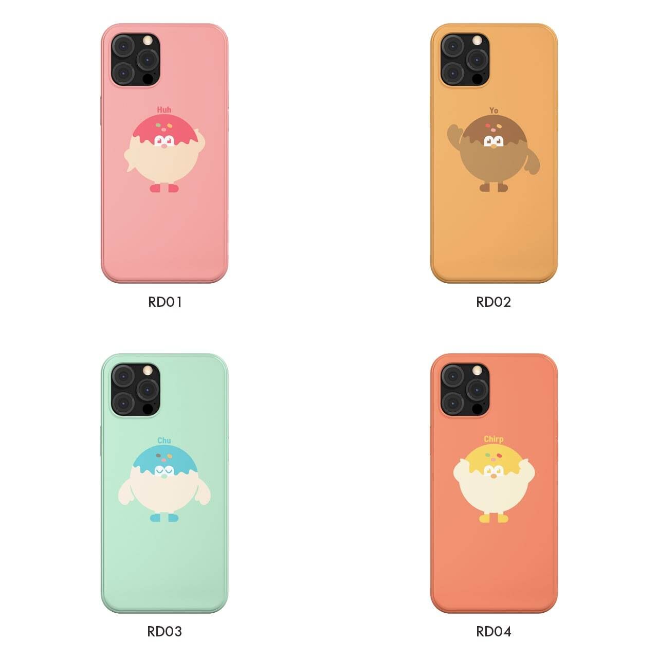 韓国 スマホケース Round かわいい 癒やし系 ゆるキャラ デザイナーズ Iphone Android 携帯カバー たこ焼き ドーナツ ミント Rd03 アイフォン ギャラクシー Galaxy 韓国スマホケース専門店 Korean Case