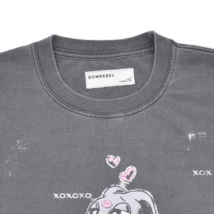 【DOMREBEL】SMITTEN - T-SHIRT FADED BLACK