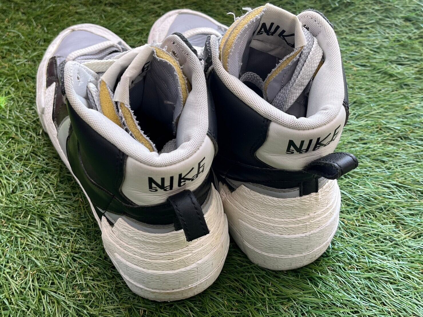 NIKE × sacai BLAZER MID WOLF GREY BV0072-002 26.5cm 29827 | BRAND 