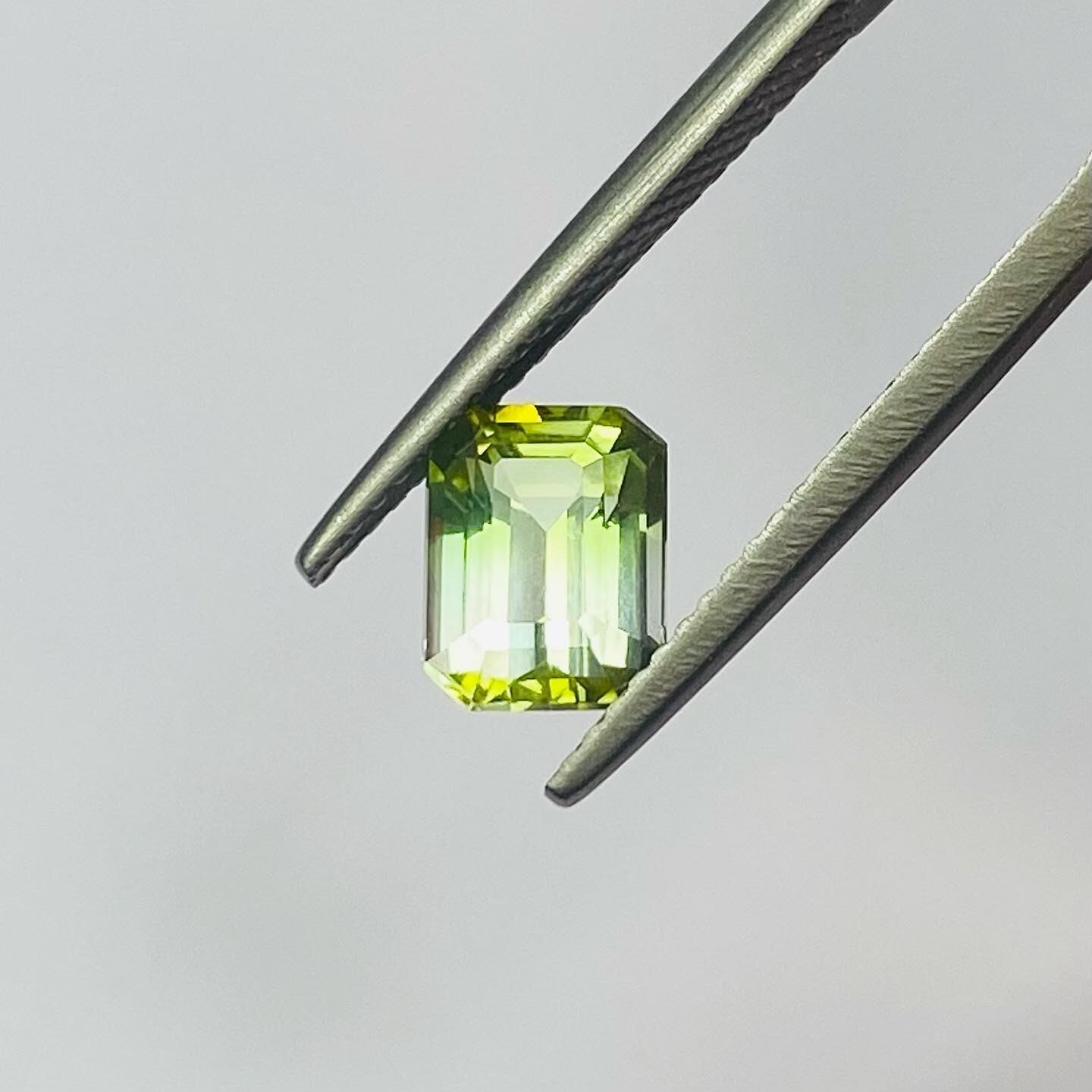 大人グリーンなバイカラートルマリン