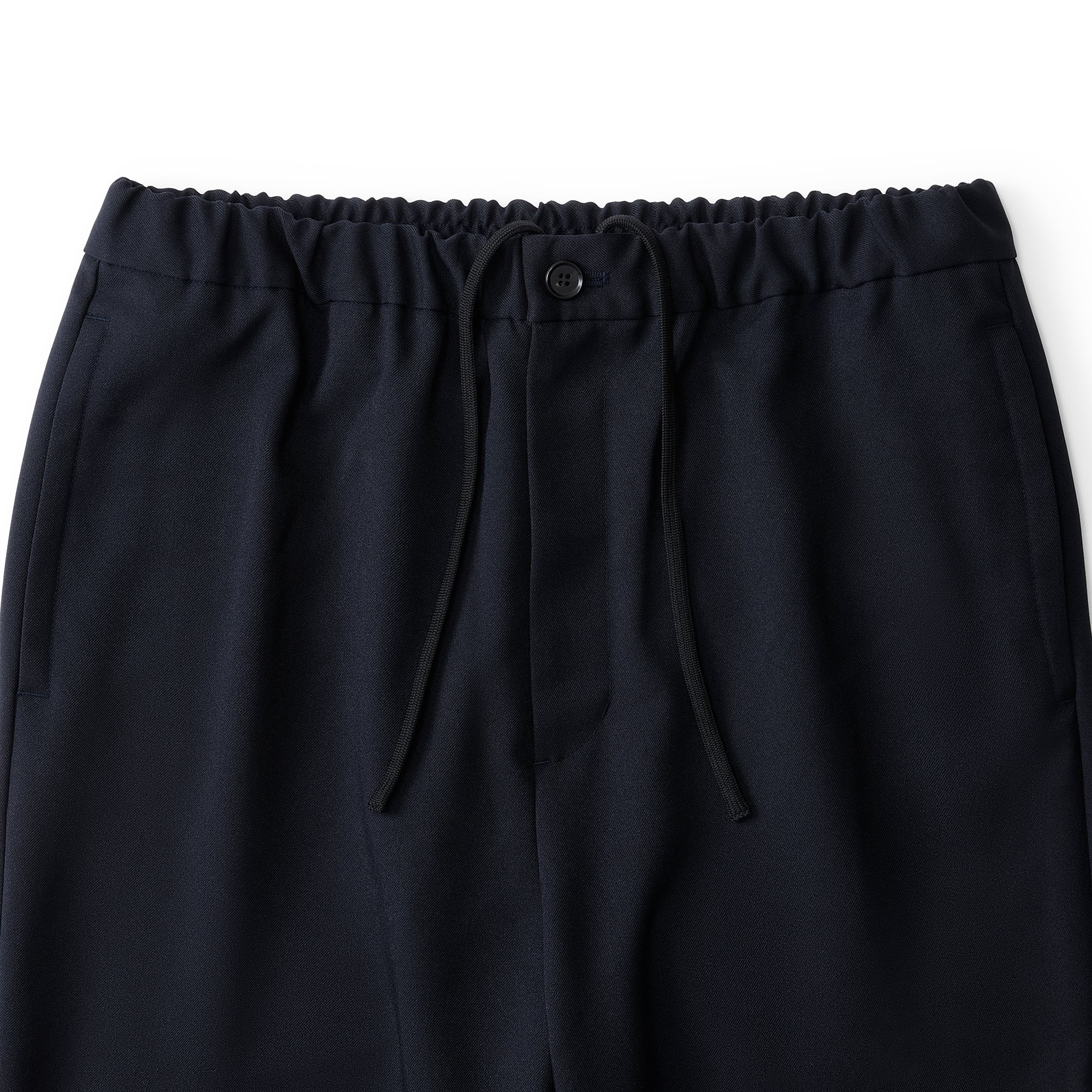 everyone polyester twill easy slacks (NAVY) | everyone