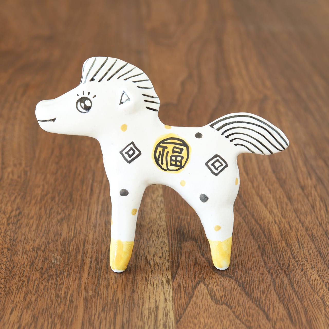 山口祥治 干支フィギュア 午(ウマ)「ウマジャロウ UJ-127」 工房:喜鶴製陶(有田焼)