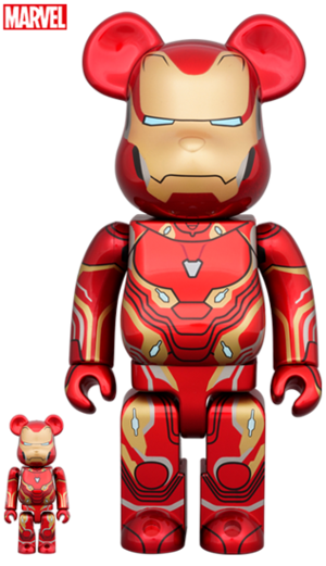 メディコム ベアブリック BE@RBRICK 100% & 400% アイアンマン マーク50 未開封 4号店商品