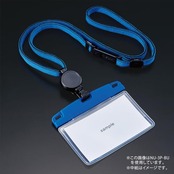 オープン工業 吊り下げ名札 アーバンスタイル 名札 カードホルダー ネームホルダー リール 名刺 硬質ヘッダー 1枚 レッド 赤 NU-3P-RD