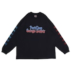 ROUNDED L/S TEE/BLACK