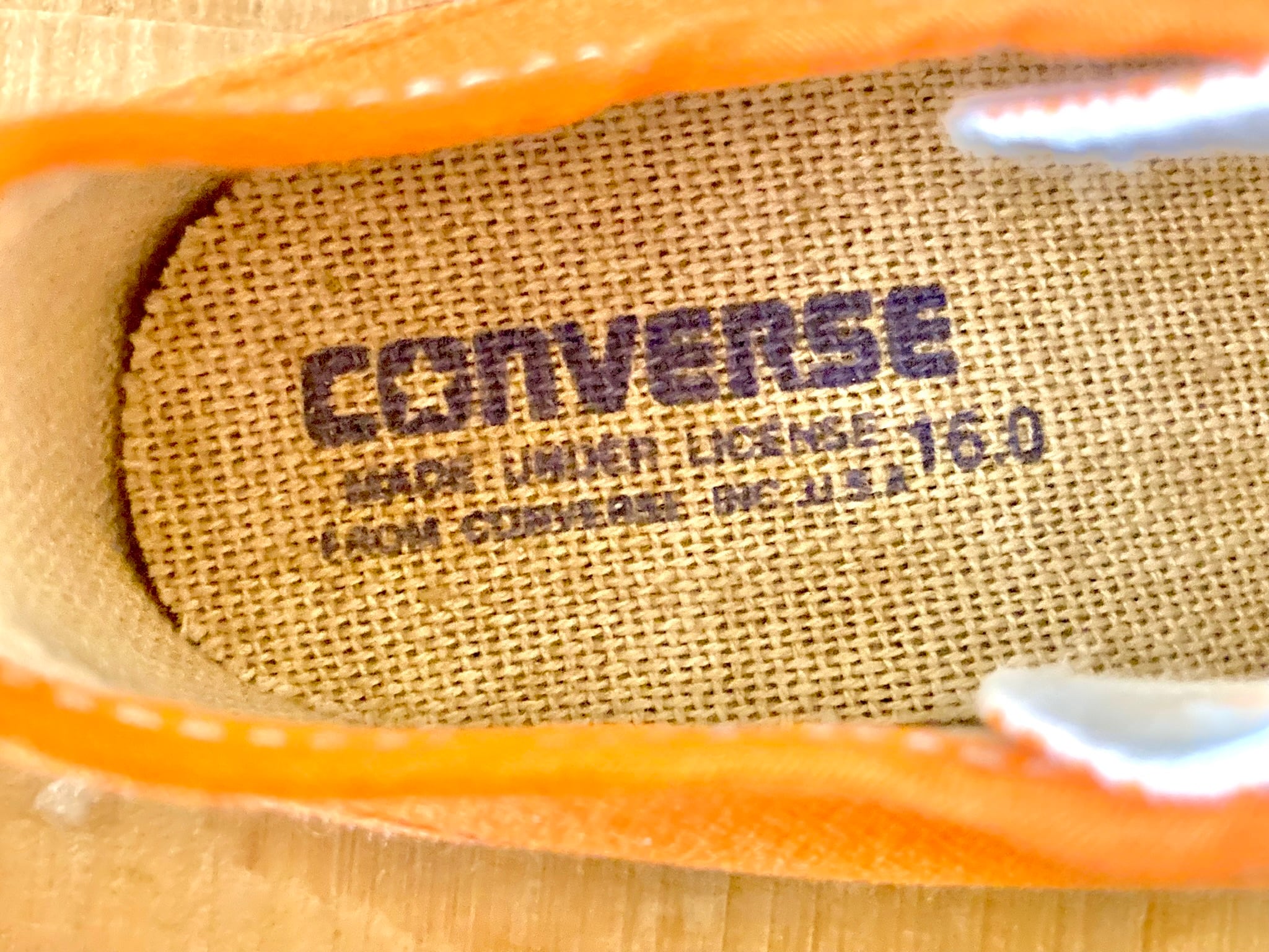 ALL STAR オレンジ ベルクロスニーカー CONVERSE（コンバース） ALL STAR（オールスター）ベルクロ オレンジ 9