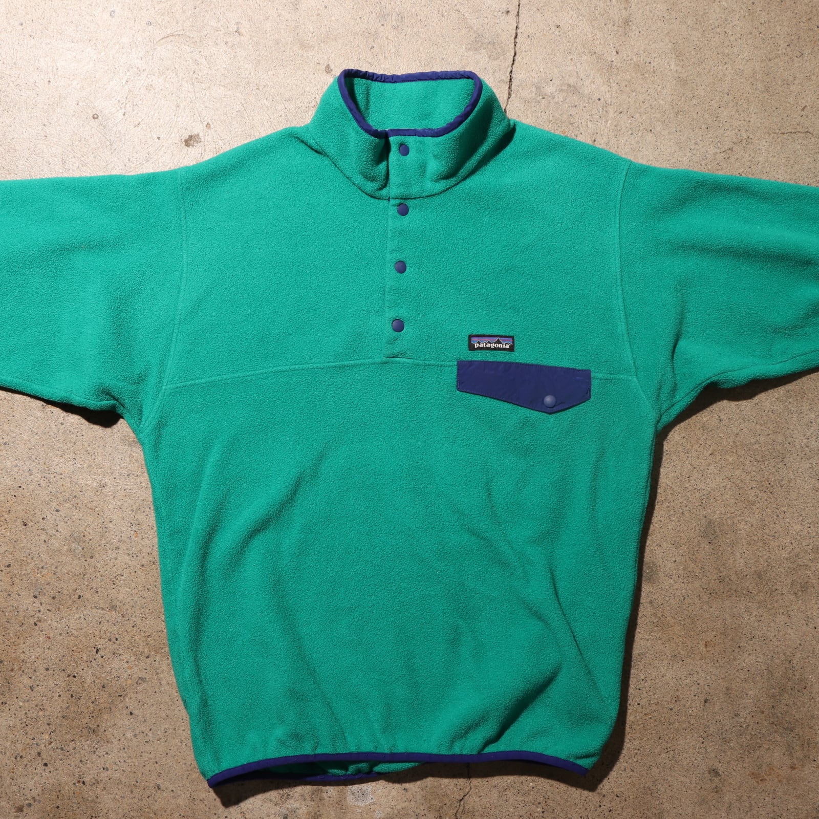 美品 M エメラルド 15年 ライトウエイト シンチラ スナップT Patagonia 