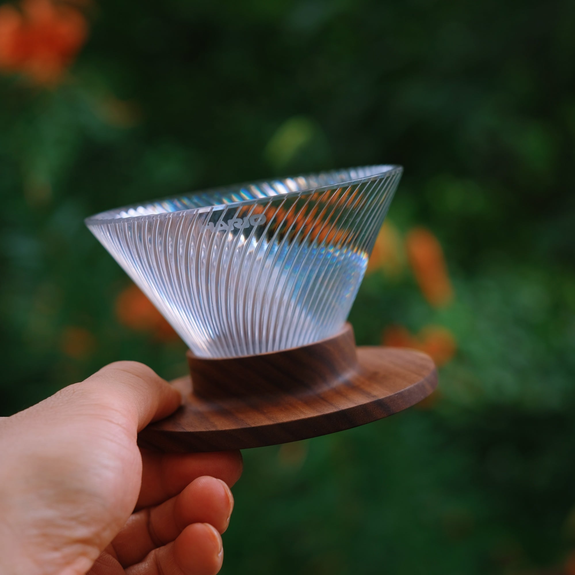 PROLOG Wooden Dripper Holder for HARIO V60 | GOLDEN FOREST