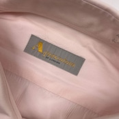 Aquascutum アクアスキュータム 長袖 ワイシャツ ドレスシャツ 44-86/うすピンク メンズ ビンテージ