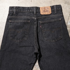 極美品 32×30 Levi's 505 USA 先染め黒 ブラックデニムパンツ リーバイス