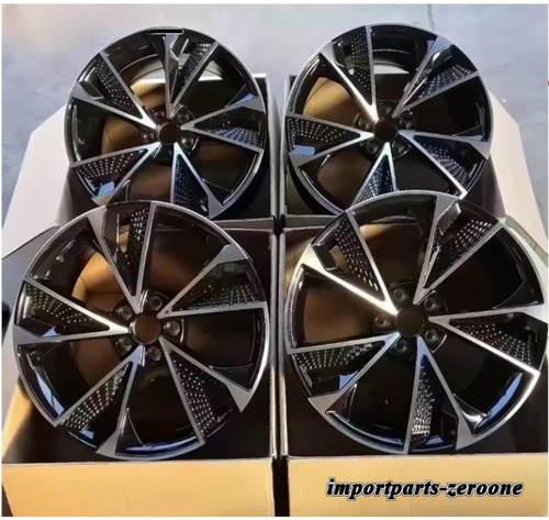 数量限定 19インチ アウディ A6 C8 Facelift 2023〜2025 ブラック ホイール 4本セット