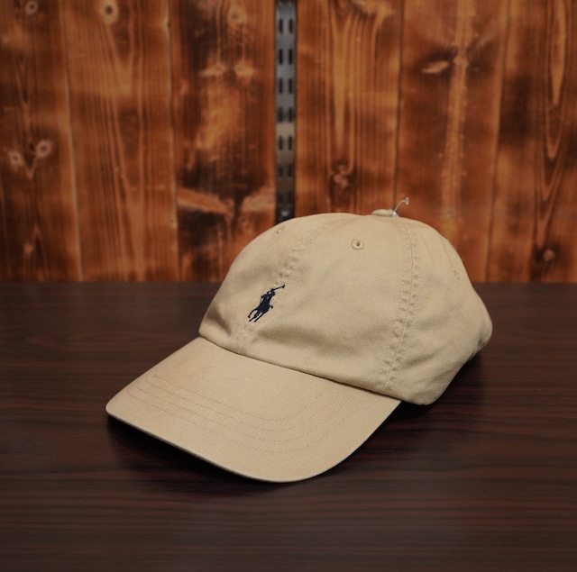 ralphlauren ポニー ワンポイント キャップ/ラルフローレン 帽子 ベージュ