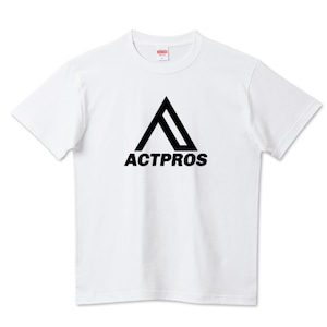 【KID'S】ACTPROS オリジナルロゴ 5.6ハイクオリティーTシャツ（United Athle） ホワイト【9colors】