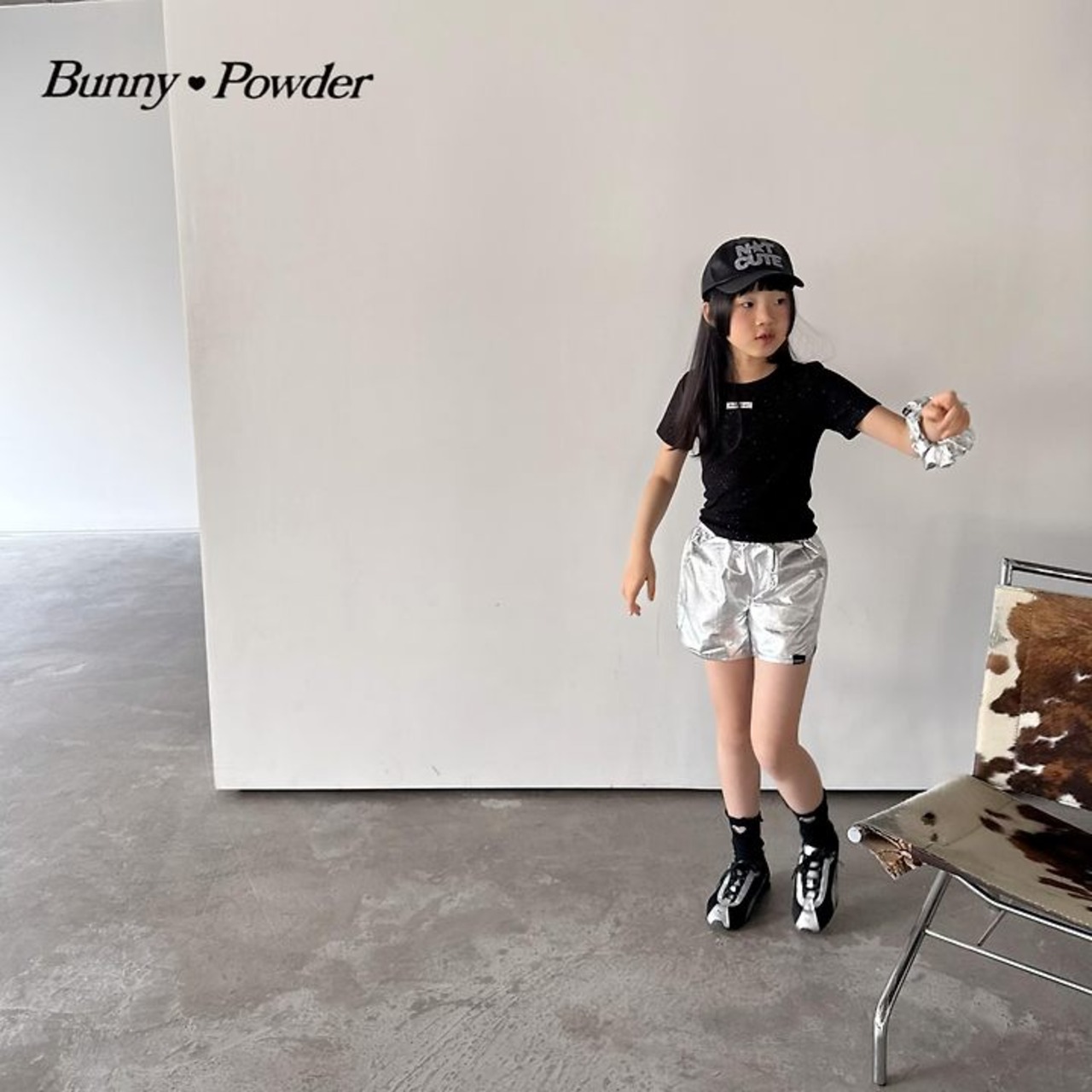 [Bunny Powder] (Planning) Glitter T-shirt / [버니파우더] 기획)반짝이티