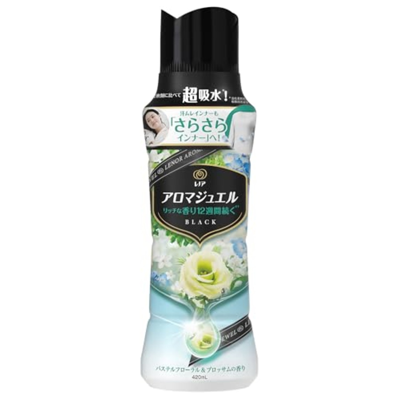 レノア ハピネス アロマジュエル 香り付け専用ビーズ パステルフローラル＆ブロッサム 本体 420mL