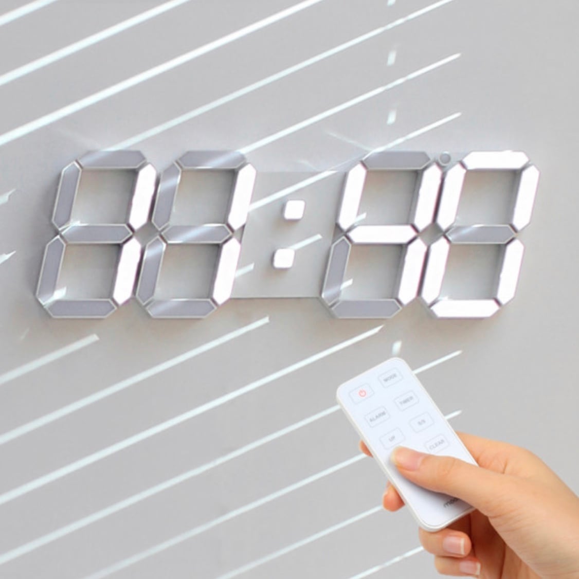 3D LED big digital wall clock / デジタル時計 壁掛け時計 韓国雑貨 | tokki maeul (トッキマウル) /  韓国雑貨通販サイト