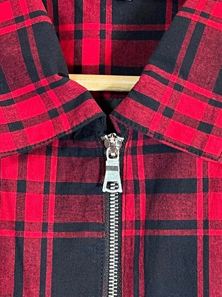 【極美品】 トゥモローランド ブルーワーク ウールジャケット レッド チェック スウィングトップチェック柄シャツジャケット RED | blue work