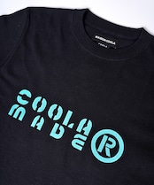 COOLA MADE エンブロイダリーロングスリーブTシャツ (L/BLUE) CQ-47008
