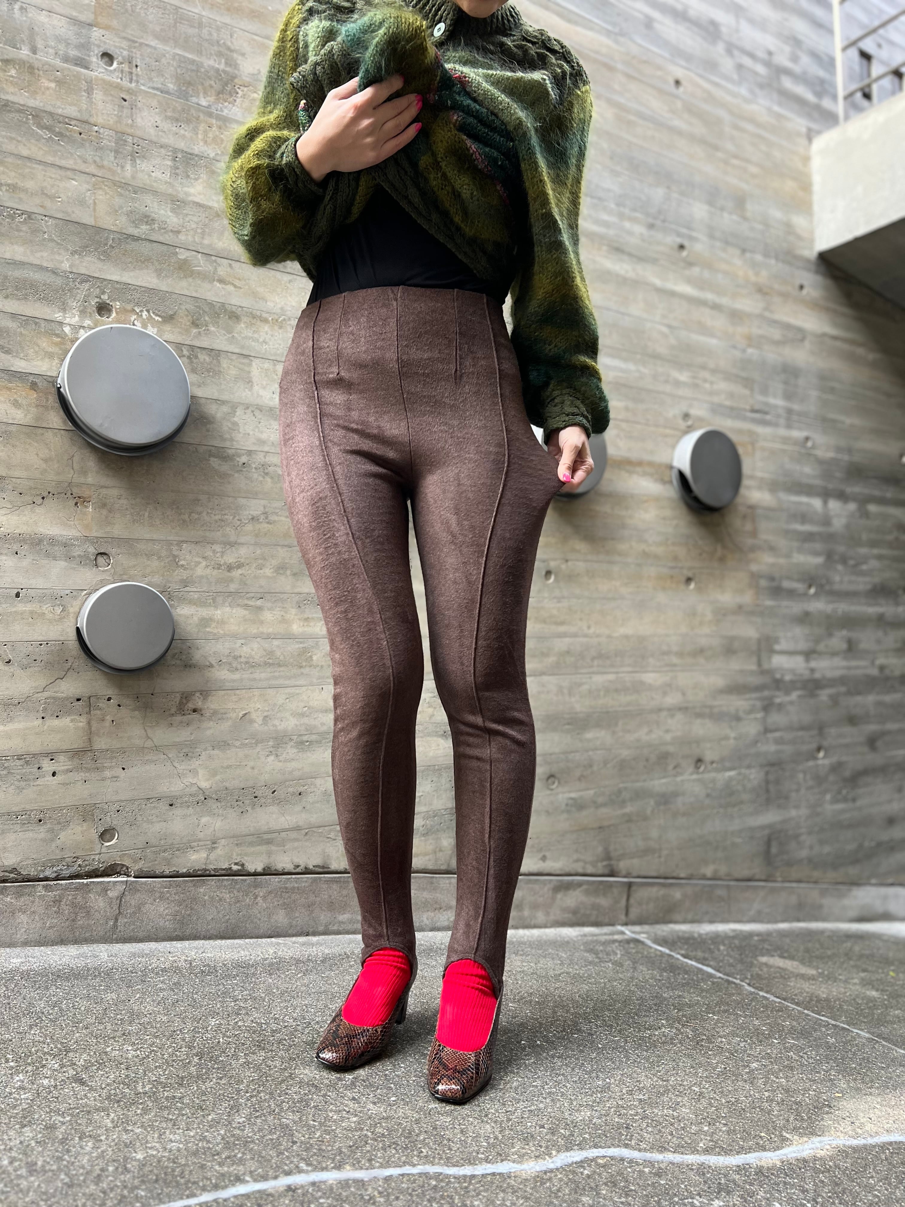 Vintage Mocha brown trenca pants ( ヴィンテージ モカブラウン