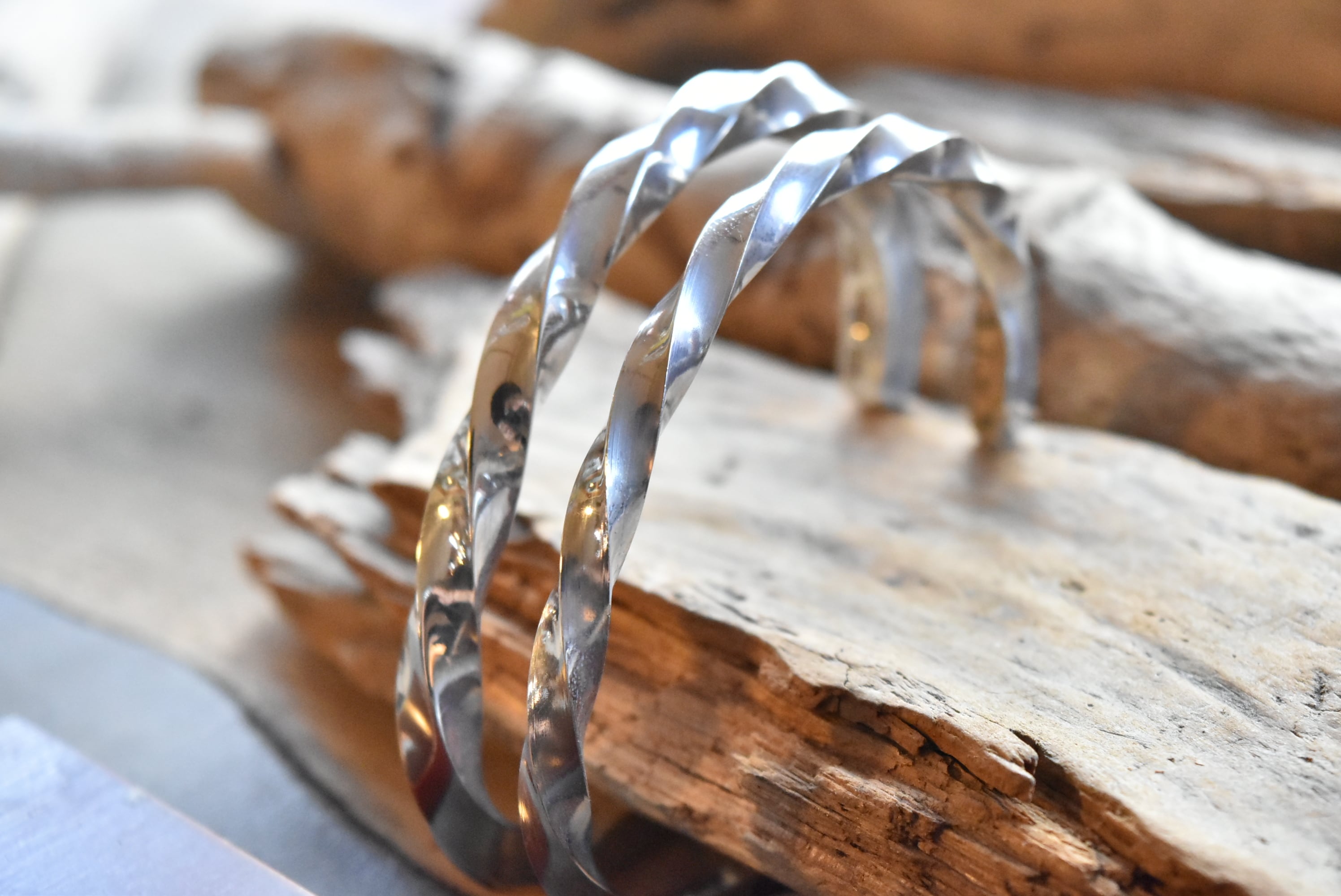 5mm ツイストバングル | FARWEST silver smith