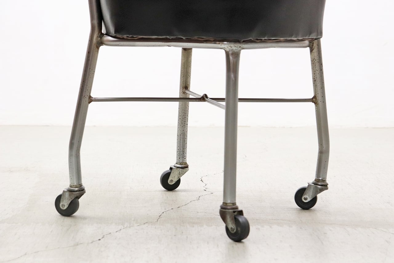 沼津店】レトロ ヴィンテージ キャスターチェア アーム オフィス 事務