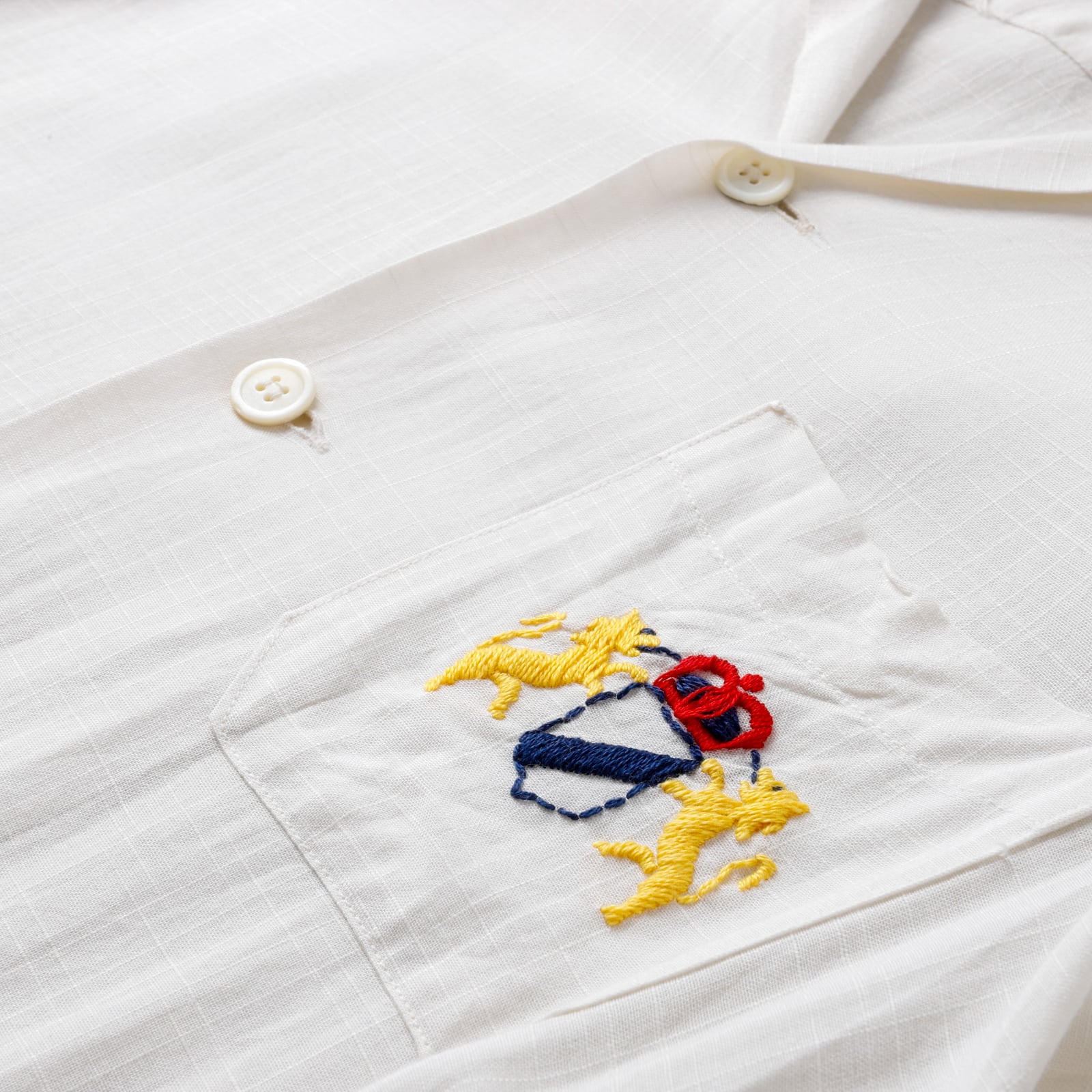 極美品】50s special Vintage rayon open collar shirt mint condition
