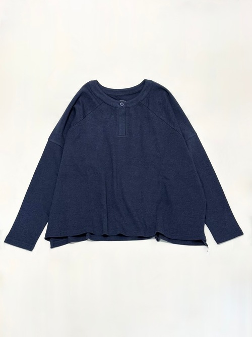 シサム工房Sisam Organic・オーガニックコットンカットソー　キテミテTop・NVm　26ASOCS0405