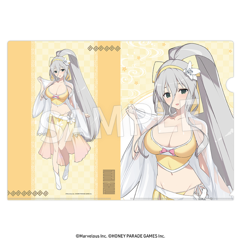 閃乱カグラ クリアファイル 3種セット(雪不帰・閃光・月光 閃乱カグラ クリアファイル 3種セット(雪不帰・閃光・月光