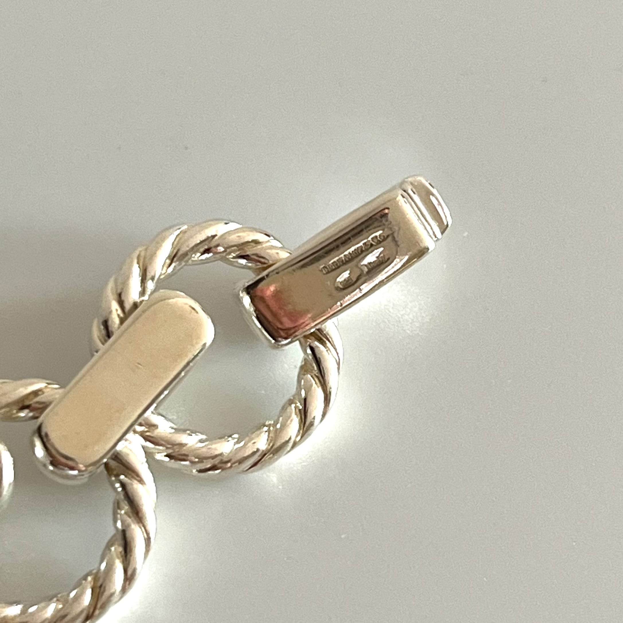vintage Tiffanyヴィンテージティファニーrope link bracelet