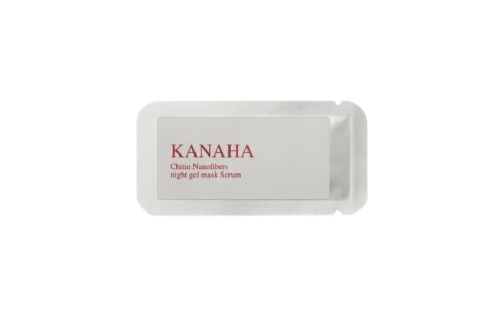 【期間限定】KANAHA キチンナノファイバー配合  ナイトジェルマスク美容液 1g×1包 Night gel mask serum containing chitin nanofiber 1g x 1packets