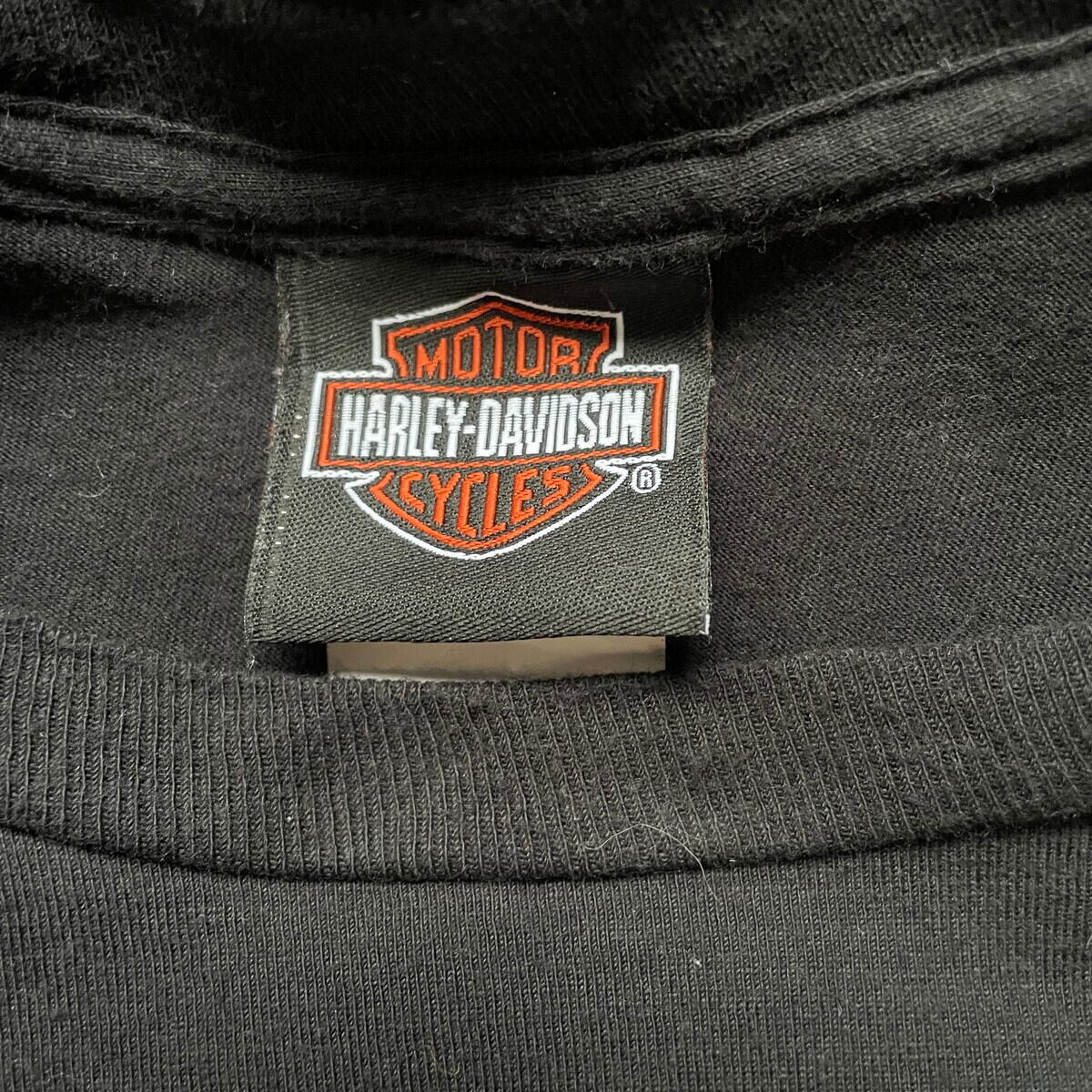 ビッグサイズ Harley-Davidson ハーレーダビッドソン プリント Tシャツ
